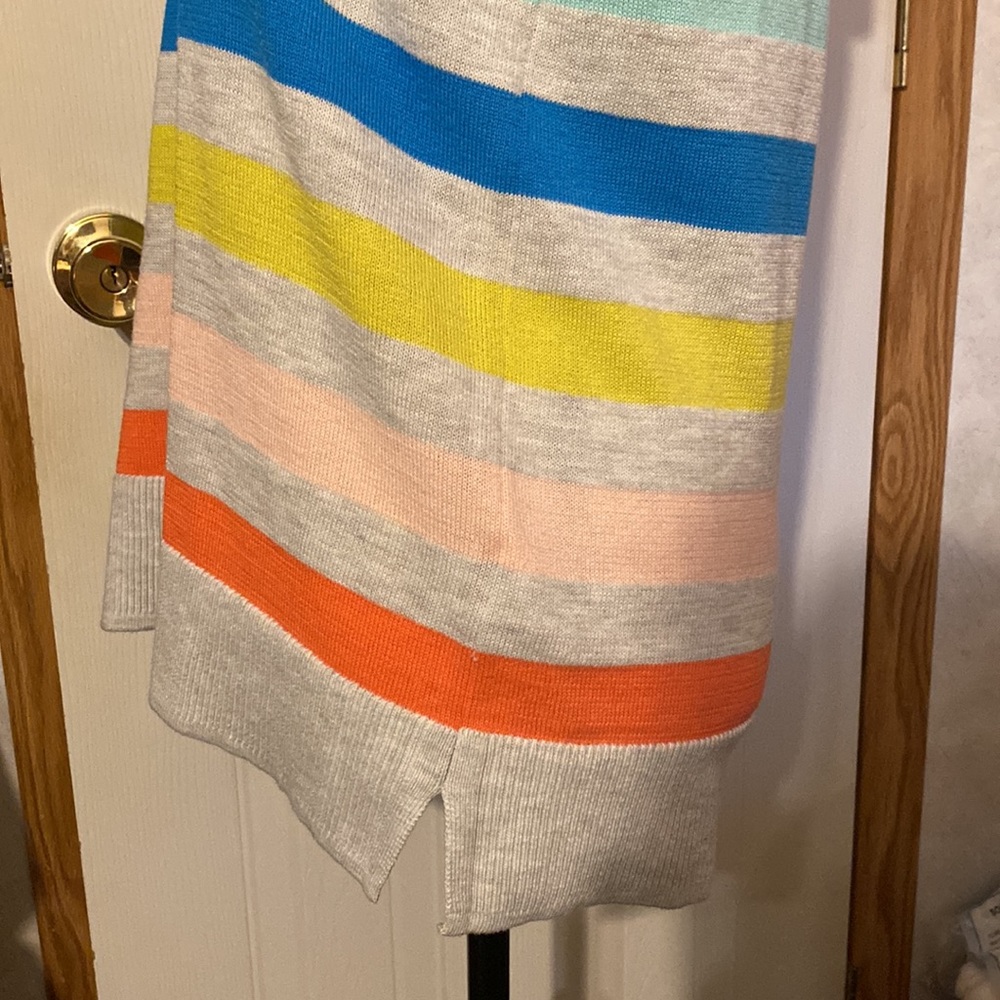 Time and Tru “Happy” Multicolored Sweater - Picture 3 of 6